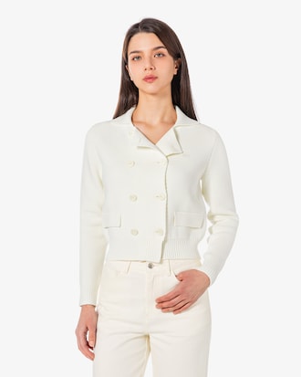 더블 자켓형 가디건