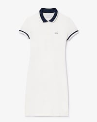 메쉬 믹스 폴로 드레스