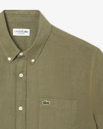 린넨 반팔 셔츠