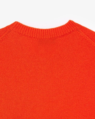 플라워 크록 크루넥 스웨터