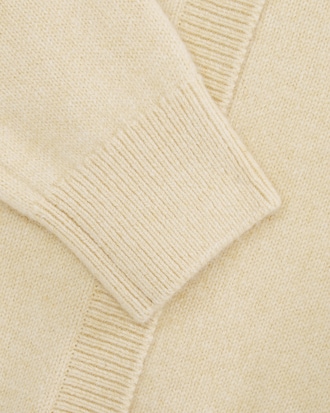 알파카 크루넥 가디건