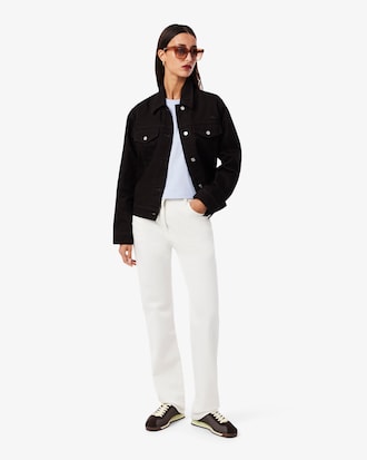 소프트브랜딩 세미 크롭 티셔츠