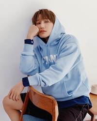 테니스 그래픽 후드 스웻셔츠