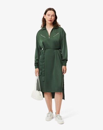 플루이드 지퍼 디테일 드레스