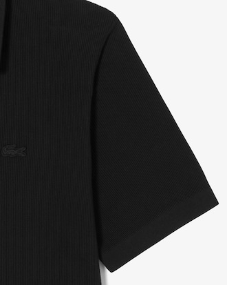 오픈카라 반팔 스웨터 폴로셔츠