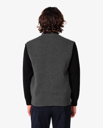 이중직 지퍼 베스트