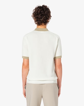 미니 립 반팔 스웨터 폴로셔츠