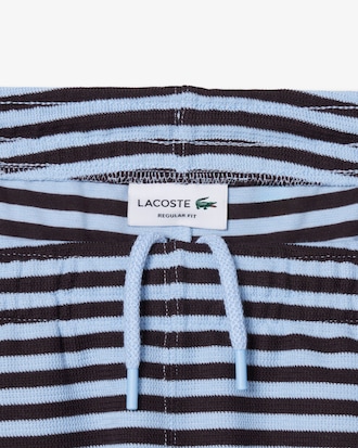 가로 스트라이프 포플린 쇼츠