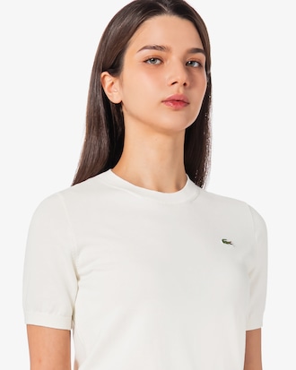 베이직 크루넥 반팔 스웨터