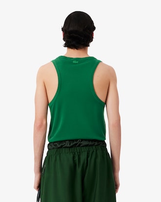 남성 실크 피케 릴랙스 핏 탱크탑