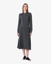 핏앤플레어 스웨터 드레스