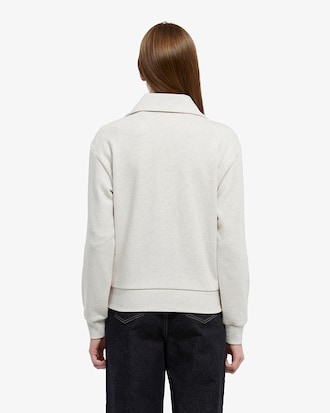 하프집업 스웻셔츠