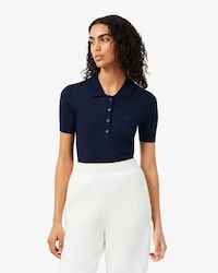 파인 메리노울 스웨터 폴로 셔츠