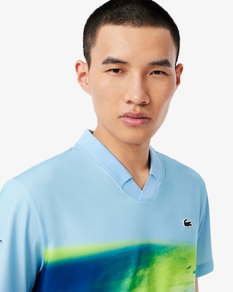 그라데이션 컬러 반팔 폴로