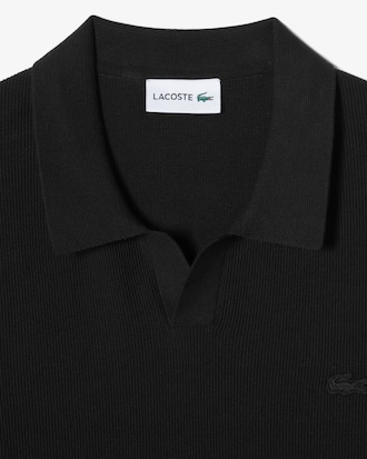 오픈카라 반팔 스웨터 폴로셔츠