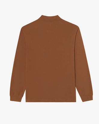 프렌치 레귤러핏 긴팔 베이직 폴로