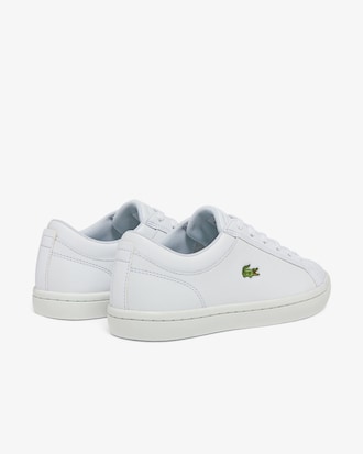 스트레이트셋 레더 스니커즈