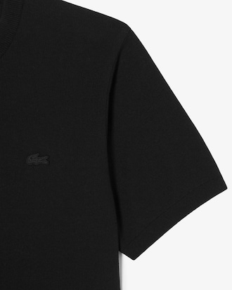 솔리드 반팔 크루넥 풀오버