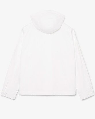 유니섹스 코튼 포플린 후드 블루종