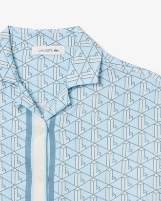 모노그램 반팔 셔츠