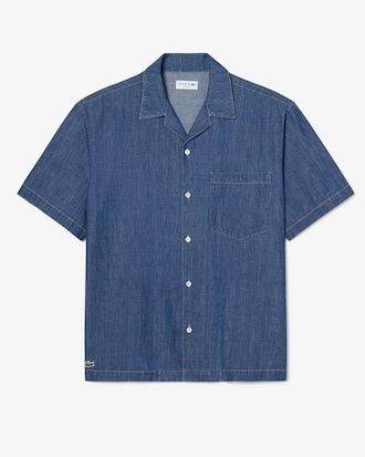 화이트 스티치 풀오버 셔츠