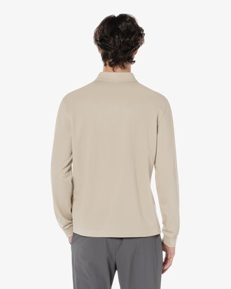 클래식 핏 베이직 긴팔 폴로