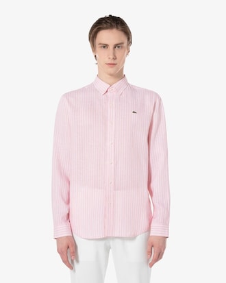 린넨 스트라이프 셔츠