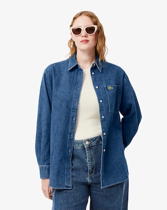 오버사이즈 데님셔츠