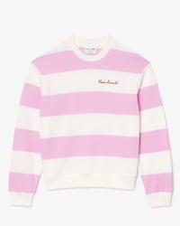 Rene Lacoste 오버핏 스트라이프 스웻셔츠