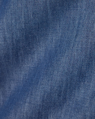 화이트 스티치 풀오버 셔츠