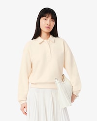 엠보 로고 폴로카라 스웻셔츠