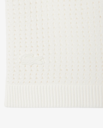 메쉬 슬리브리스 스웨터