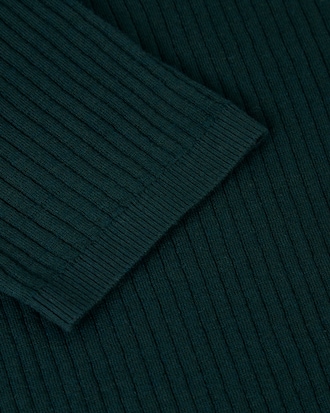 립조직 반팔 스웨터 폴로