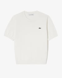 베이직 크루넥 반팔 스웨터