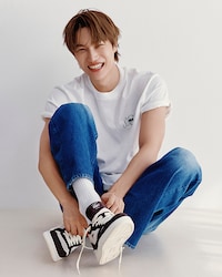 남성 T-Clip Set 레더 스니커즈