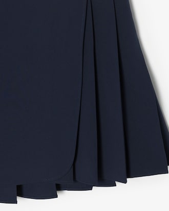 언밸런스 플리츠 스커트