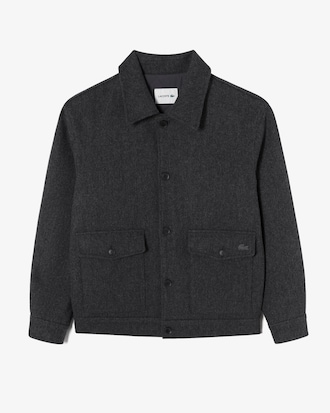 퀼팅 안감 울 드리즐러 자켓