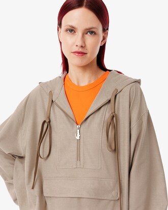 플란넬 후드 탑