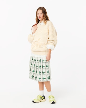 Lemarie 패치워크 크루넥 스웨터