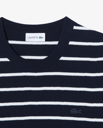 솔리드 반팔 크루넥 스웨터