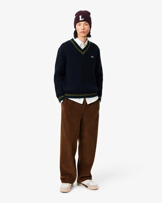 V넥 테니스 풀오버
