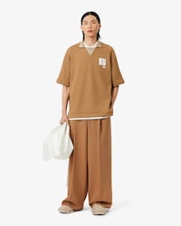 라이트 울 와이드 테일러드 팬츠