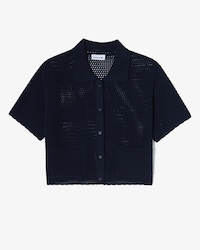 크로셰 반팔 가디건