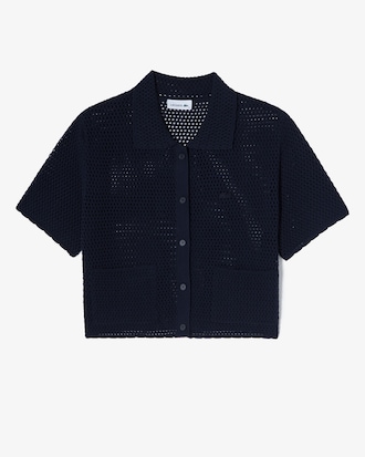 크로셰 반팔 가디건