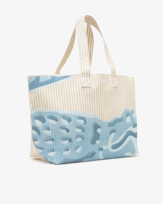 썸머팩 XL 탑지퍼 코튼 토트백