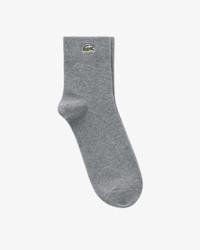 남성 베이직 솔리드 피케 중목 양말