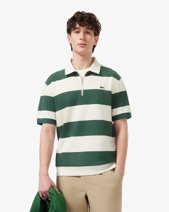 반집업 컬러블록 폴로