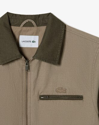 코튼 워싱 드리즐러 자켓