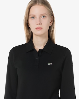 레귤러핏 긴팔 폴로셔츠