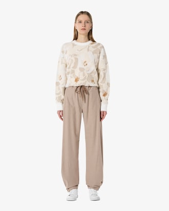 플란넬 와이드 팬츠